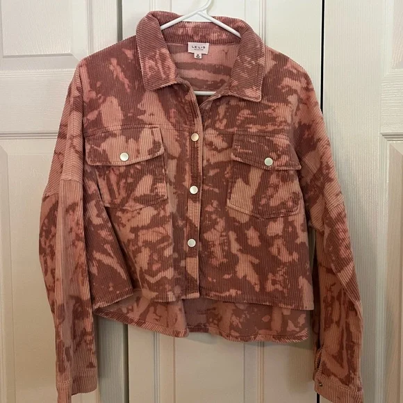 Corduroy cropped jacket - Picture 2 of 5